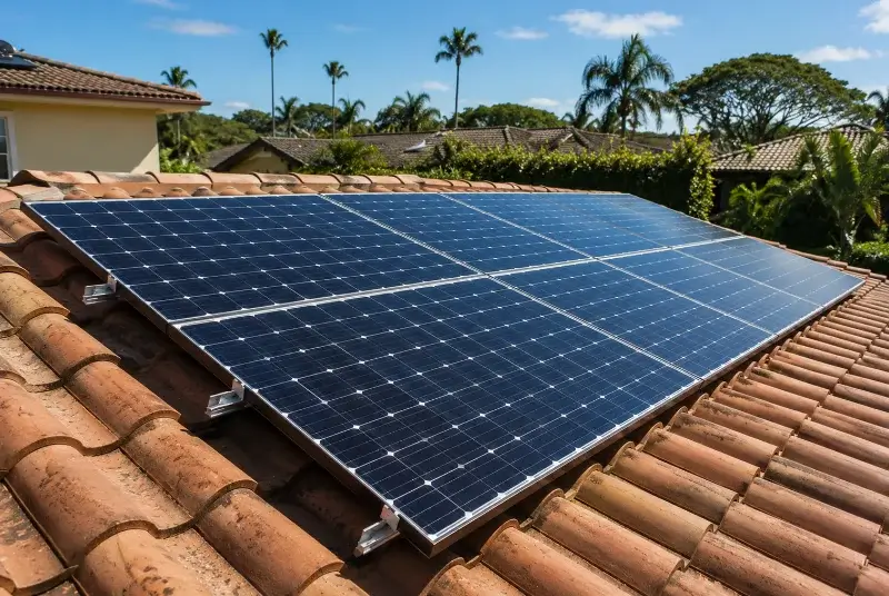 Installation de panneaux solaires à Grièges